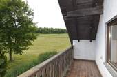 Balkon Obergeschoss - herrlicher Blick in die Natur - Einfamilienhaus mit 235,00 m&sup2; in Hummeltal zum Kaufen