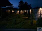 Garten am Abend - Doppelhaushälfte mit 85,00 m² in Leutersdorf zum Kaufen