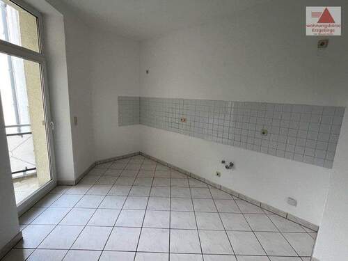 Küche mit Tür Balkon - 