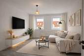 Wohnzimmer - Etagenwohnung mit 69,00 m&sup2; in Magdeburg zur Miete