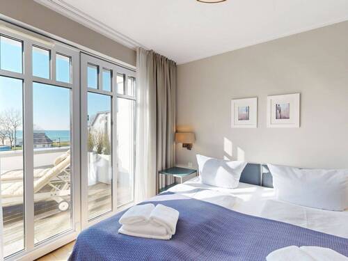 Zimmer 2 - Meerblick vom Schlafzimmer - 