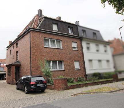 Straßenansicht - Solides Mehrfamilienhaus - Doppelhaus drei Wohneinheiten - im Herzen von Ahlen