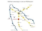 Lage Mühlhausen - 