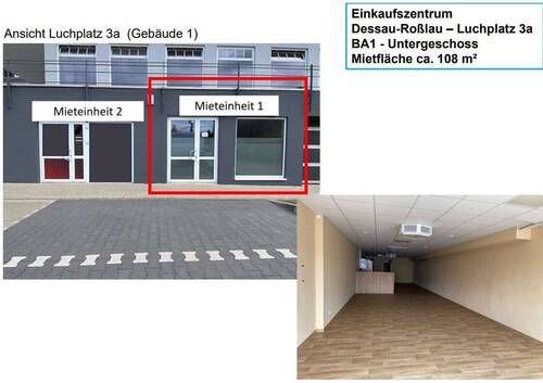 Gebäudeansicht - Büro zur Miete in Dessau-Roßlau