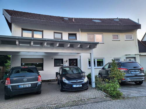 Hausansicht vorn - Großzügige und individuelle Doppelhaushälfte in bester Lage von Meckenheim