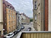 Ausblick vom Balkon - 4 Zimmer Etagenwohnung in Stuttgart