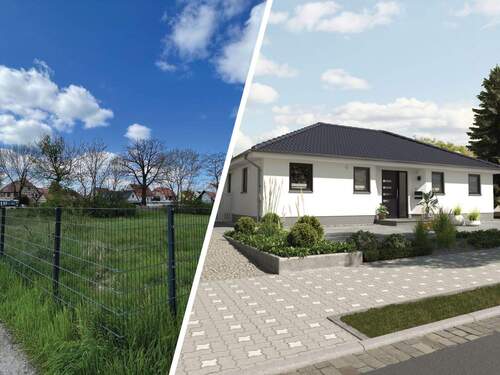 WBG 108 - Vorschau Grundstück - Der Bungalow mit der charmanten Form - ausgefallen und praktisch in Tunzenhausen