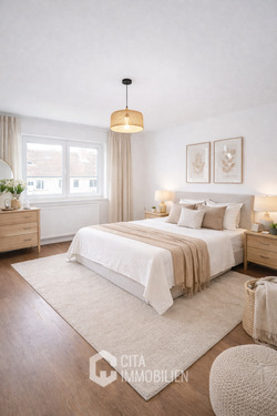 Schlafzimmer - 3 Zimmer Etagenwohnung in Frankfurt am Main