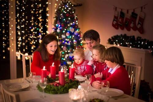 Weihnachten im neuen Haus - 