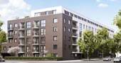 Aussenansicht Animation.2..jpg - Zu kaufen: Schicke 3-Zi.-ETW mit begrünter Dachterrasse nahe S-Bhf.-Barmbek - frei ab 1.1.27