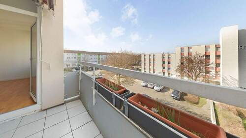 Balkon - Etagenwohnung mit 62,70 m&sup2; in Ludwigsburg zum Kaufen