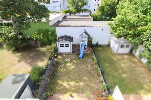 Ansicht Garten von Dachterrasse - 