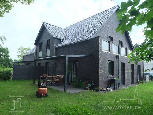 Gartenansicht - 4 Zimmer Doppelhaushälfte zur Miete in Leer (Ostfriesland)