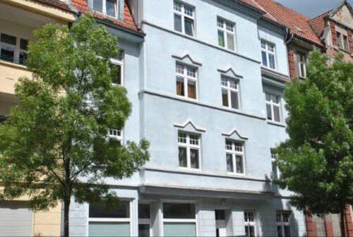 Hausansicht - 2 Zimmer Etagenwohnung zur Miete in Wittenberge