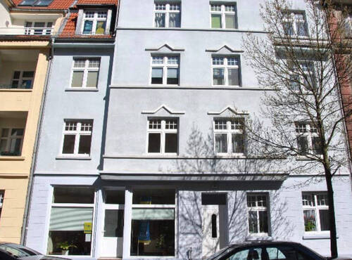 Hausansicht - 2 Zimmer Etagenwohnung in Wittenberge