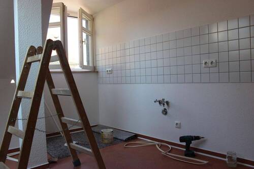 Küche noch ohne EBK - 