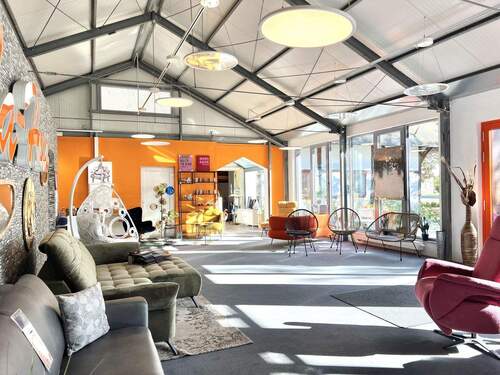 Die Ausstellungshalle von innen - 