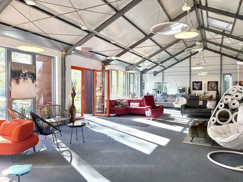 Die Ausstellungshalle von innen - 