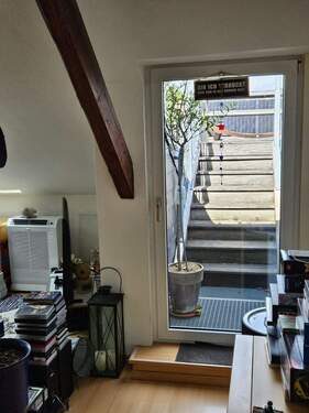 Blick zur Terrasse - 