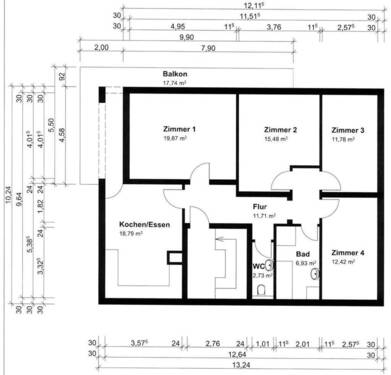 Plan - Wohnung OG - 