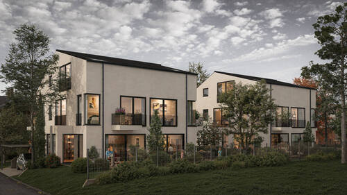 Beispielvisualisierung - Ihr Wohnglück am Starnberger See: Großzügiges Wohnhaus mit Garten, Terrasse und 2 Balkonen