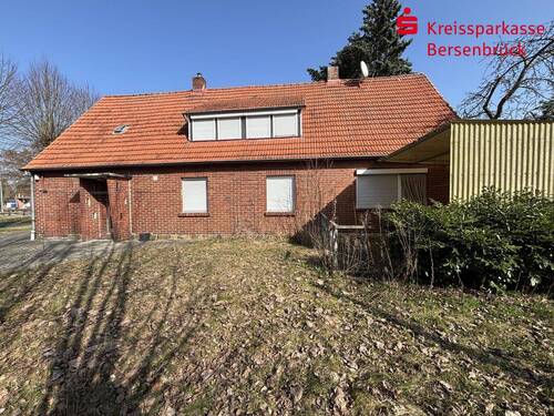 Rückansicht Abrissobjekt - Einfamilienhaus mit 174,00 m&sup2; in Bramsche zum Kaufen