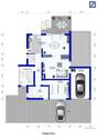 farbiger Grundriss EG - 