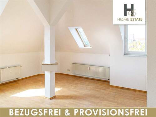 Wohnzimmer - Erstaunlich - Schnucklige Dachgeschosswohnung - Provisionsfrei