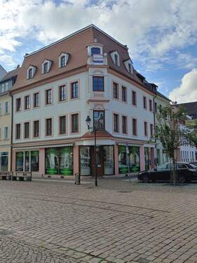Repräsentatives Geschäftshaus am Obermarkt - Gewerberäume im altelierartigen Dachgeschoß im Herzen von Döbeln