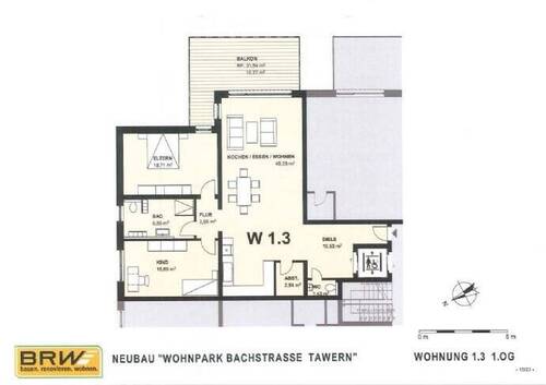 Bild 4 - Etagenwohnung mit 122,20 m&sup2; in Tawern zum Kaufen