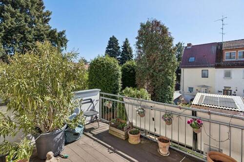 Terrasse Reihenmittelhaus Mainz Kostheim - 