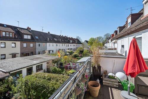 Aussicht Reihenmittelhaus Mainz Kostheim - 