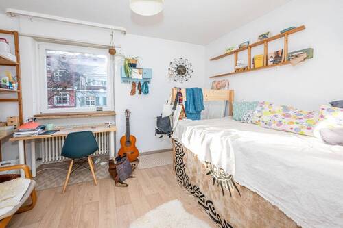 Schlafzimmer - Etagenwohnung mit 89,00 m&sup2; in Freiburg zum Kaufen