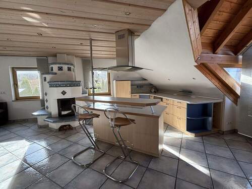 Wohnstudio mit Küche, Essecke - 