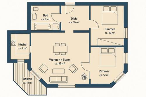 Wohnung - 