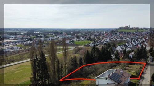 Grundstück von oben - 