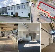 Freistehende Produktions- und Warmlagerhalle im eingezäunten Gewerbehof mit Krahnbahn, Rolltor, Büro, WC+Dusche, SP mögl. - Leipzig Schönefeld-Abtnaundorf Freistehende Produktions- und Warmlagerhalle im eingezäunten Gewerbehof mit Krahnbahn, Rolltor, Büro, WC+Dusche, SP mögl. - Leipzig Schönefeld-Abtnaundorf