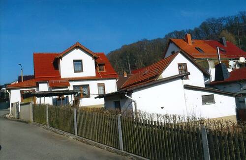 Ansicht vom EFH und Nebengelass - Teilmodernisiertes EFH in Randlage von Trusetal