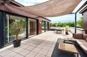 Terrasse SW - Luxuriöses Penthouse mit großer Dachterrasse - Ein Rückzugsort in Toplage!