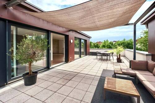 Terrasse SW - Luxuriöses Penthouse mit großer Dachterrasse - Ein Rückzugsort in Toplage!