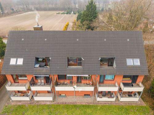 Ansicht von oben - Mehrfamilienhaus, Wohnhaus in Ellerbek zum Kaufen