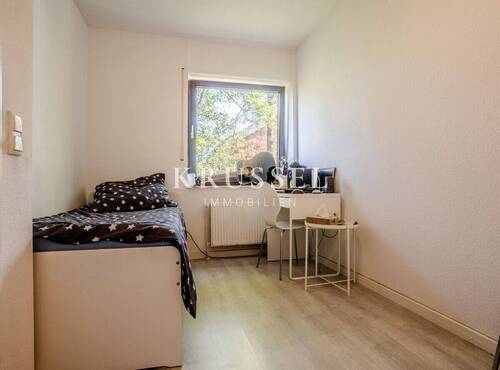 Eins der insgesamt drei Schlafzimmer - 