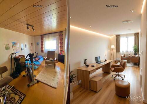 Vorher/Nachher Büro - 