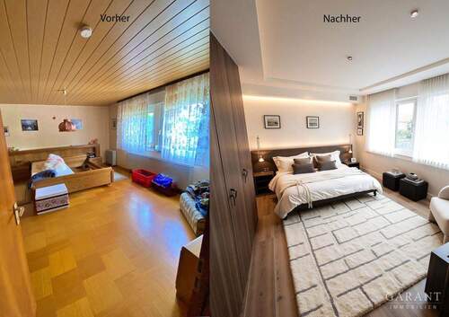 Vorher,Nachher.Schlafzimmer - 