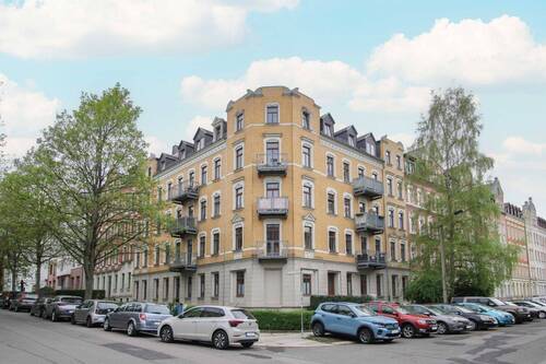Objektansicht - Vermietete 3-R.-Whg. mit Balkon mir Tageslichtbad in Kaßberg