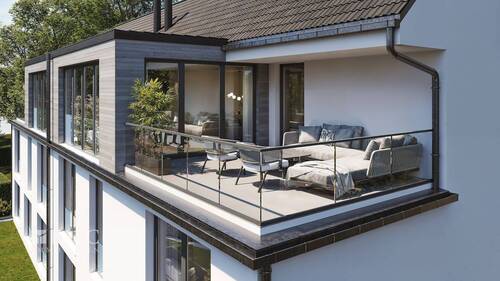 MUSTERFOTO DACHTERRASSE - 5 Zimmer Terrassenwohnung zum Kaufen in Aachen