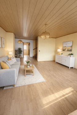 Wohnzimmer - Einfamilienhaus mit 105,00 m&sup2; in Schwabach zum Kaufen