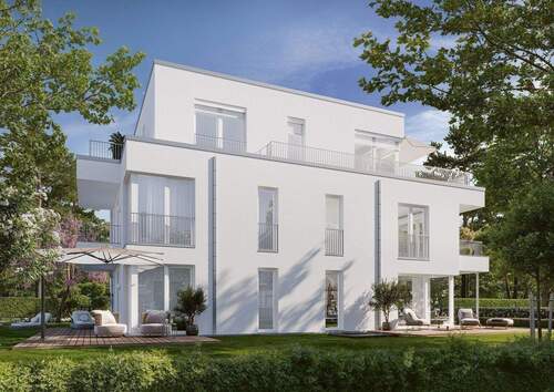 VILLA 02-GARTENANSICHT - 4 Zimmer Terrassenwohnung in Mainz