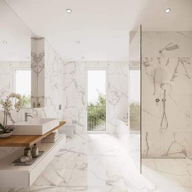 VILLA 02-WEISSES PREMIUM TAGESLICHTBAD - 