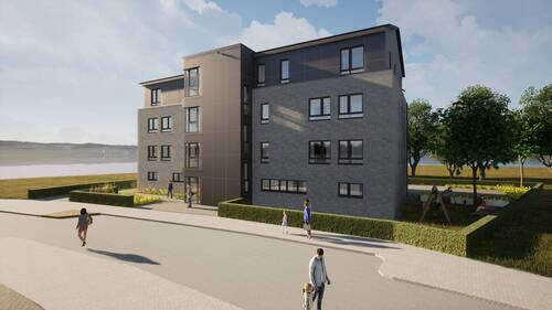 Nordosten / Ansicht Ludgeristraße - Etagenwohnung mit 97,10 m² in Selm zum Kaufen